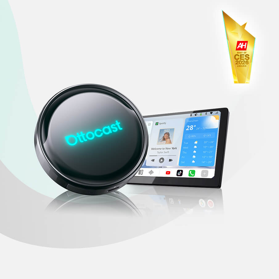 Adaptor Carplay / Android Auto Wireless Ottocast OttoAibox P3 Pro pentru Apple iPhone / Android Series PCS61-T