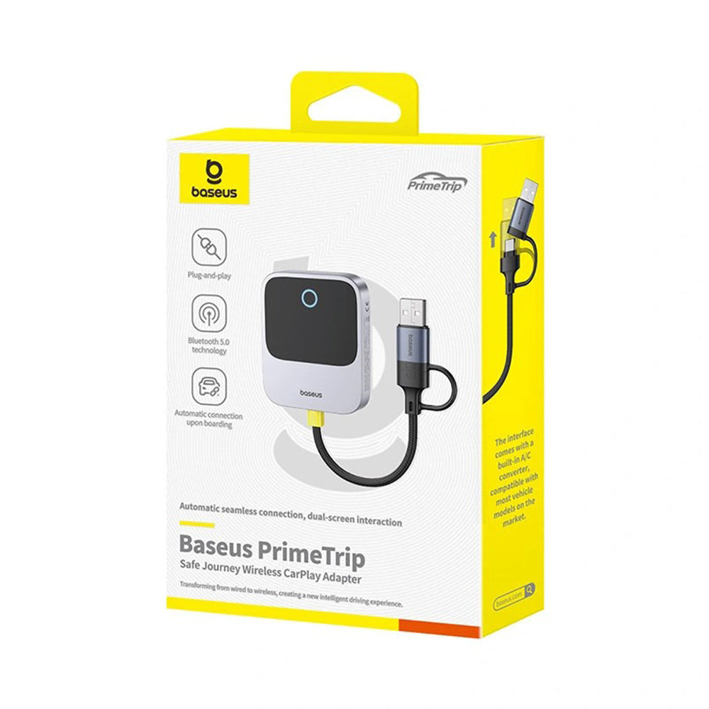 Adaptor Carplay Wireless Baseus PrimeTrip pentru Apple iPhone Series, Resigilat C10745100813-00