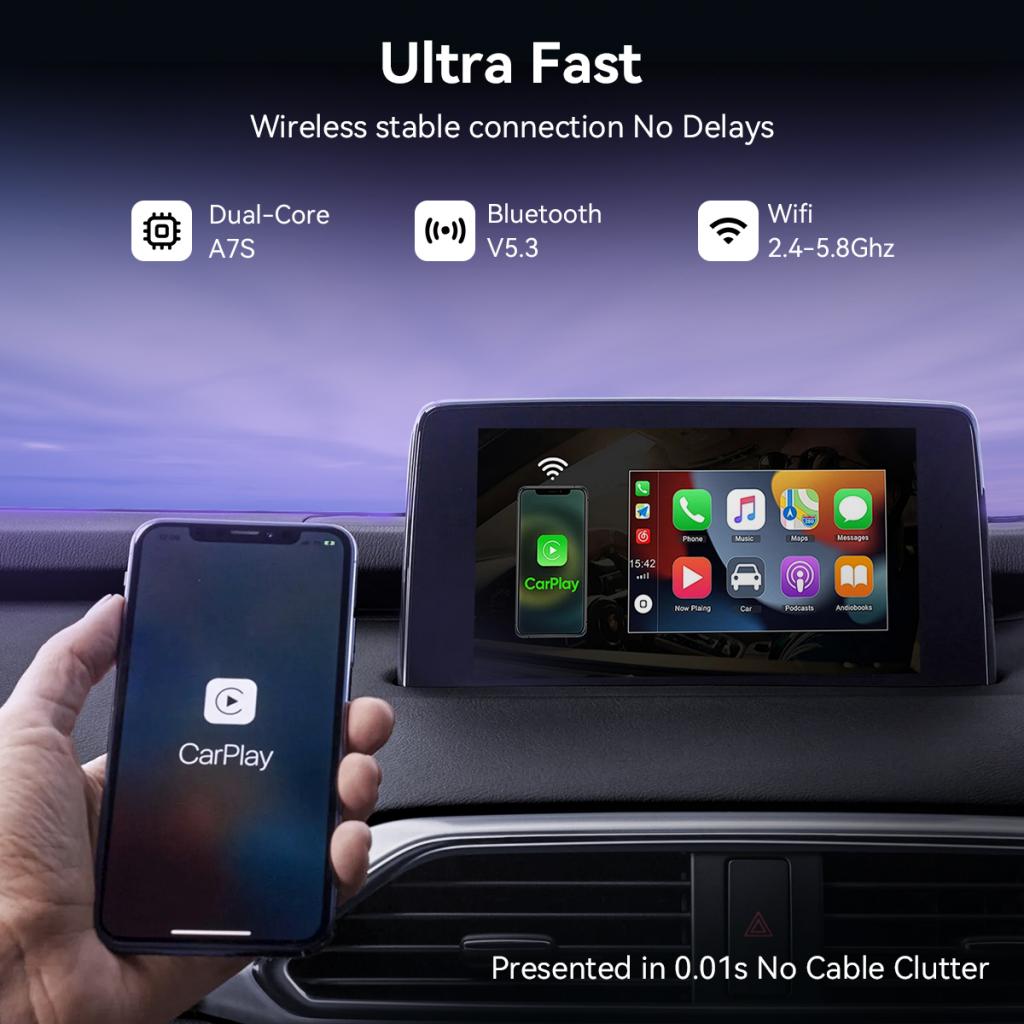 Adaptor Carplay Wireless XO Design CZ016 pentru Apple iPhone Series