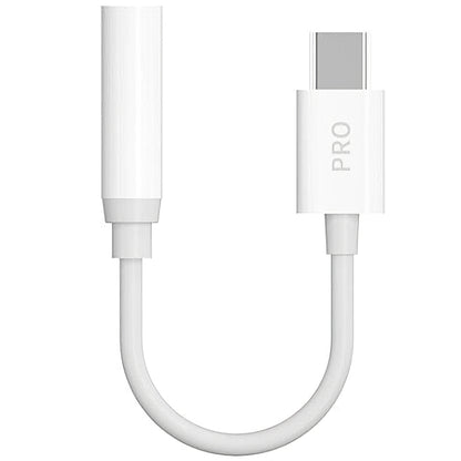 Adaptor Audio USB-C - 3.5mm Dudao L16CPro, Alb