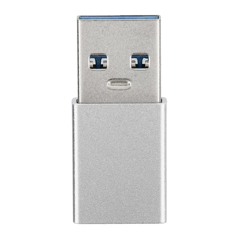 Adaptor Date si Incarcare USB-C - USB-A Blue Star, Alb