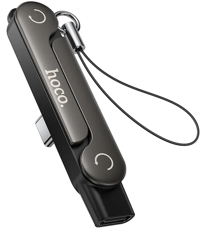 Adaptor Date si Incarcare USB-C - USB-C HOCO UA47A, Negru