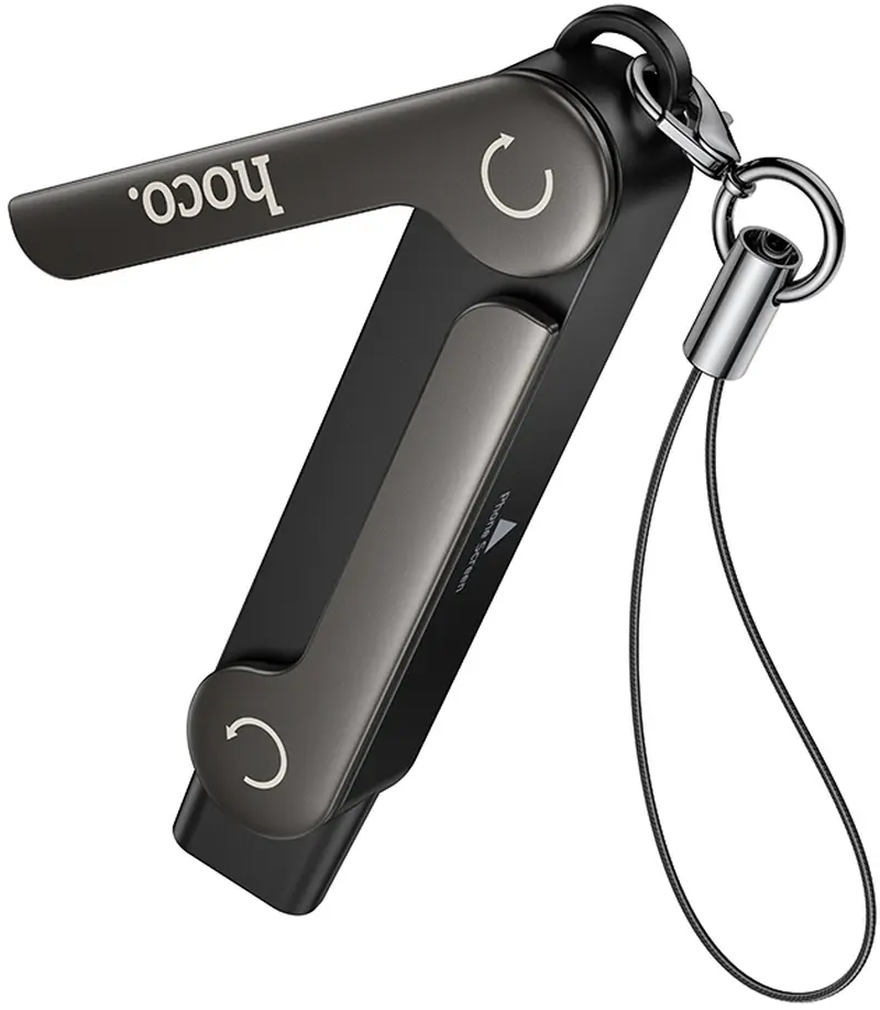 Adaptor Date si Incarcare USB-C - USB-C HOCO UA47A, Negru