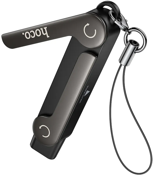 Adaptor Date si Incarcare USB-C - USB-C HOCO UA47A, Negru