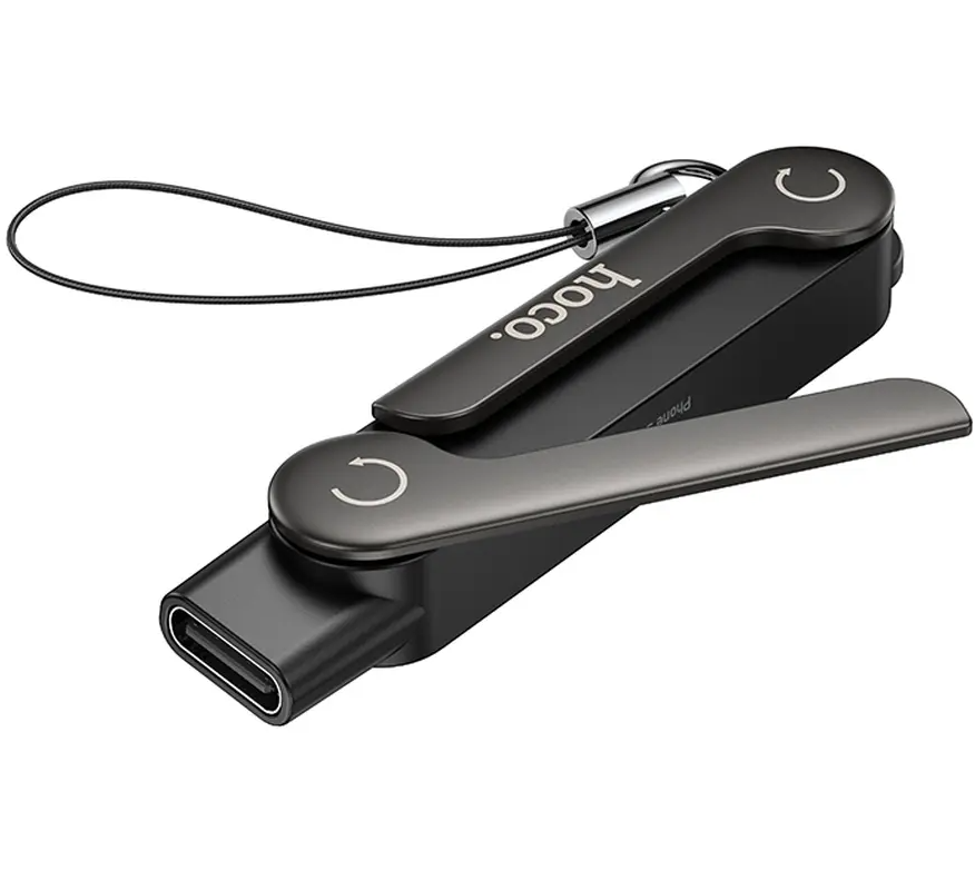 Adaptor Date si Incarcare USB-C - USB-C HOCO UA47A, Negru