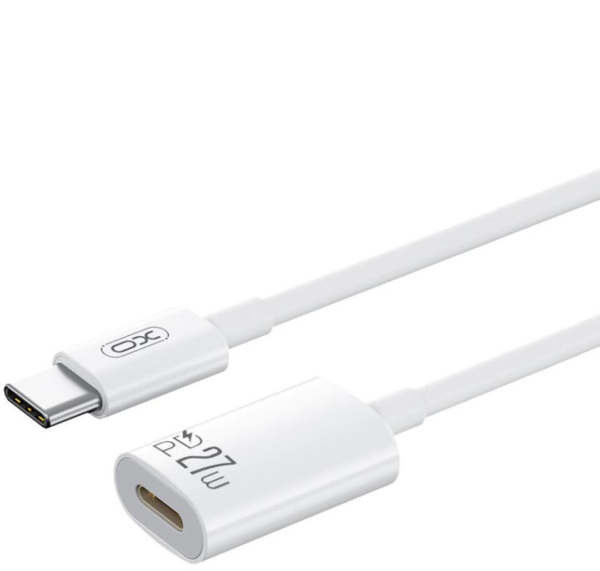 Adaptor Date si Incarcare USB-C - Lightning XO Design NB-R268A, Alb
