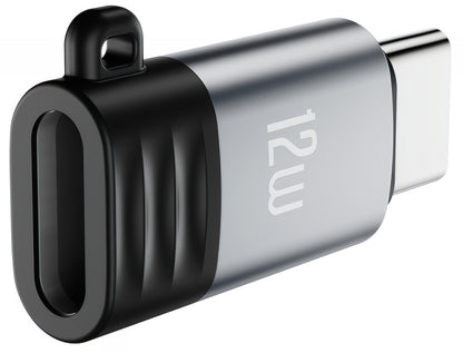 Adaptor Date si Incarcare Lightning - USB-C XO Design NB263B, Negru