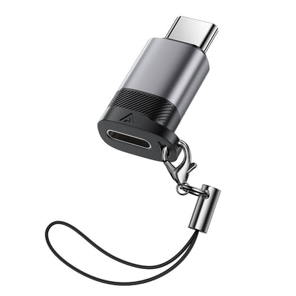 Adaptor Date si Incarcare Lightning - USB-C Acefast J19, Gri