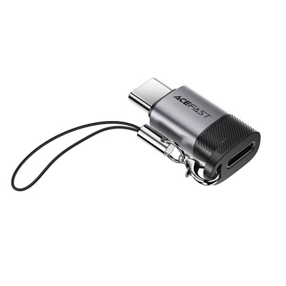 Adaptor Date si Incarcare Lightning - USB-C Acefast J19, Gri