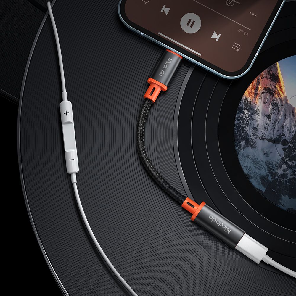 Adaptor Date si Incarcare USB-C - Lightning McDodo CA-1440, Negru