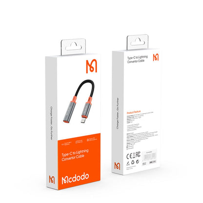 Adaptor Date si Incarcare USB-C - Lightning McDodo CA-1440, Negru