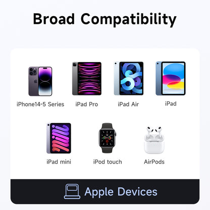 Adaptor Date si Incarcare USB-C - Lightning McDodo OT-2590 Power Off, Negru