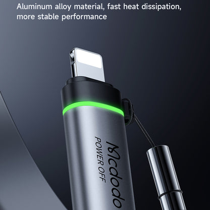 Adaptor Date si Incarcare USB-C - Lightning McDodo OT-2590 Power Off, Negru