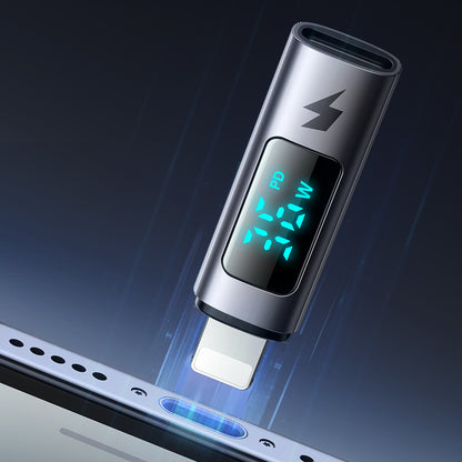 Adaptor Date si Incarcare USB-C - Lightning McDodo OT-6100 Wales Display, Negru