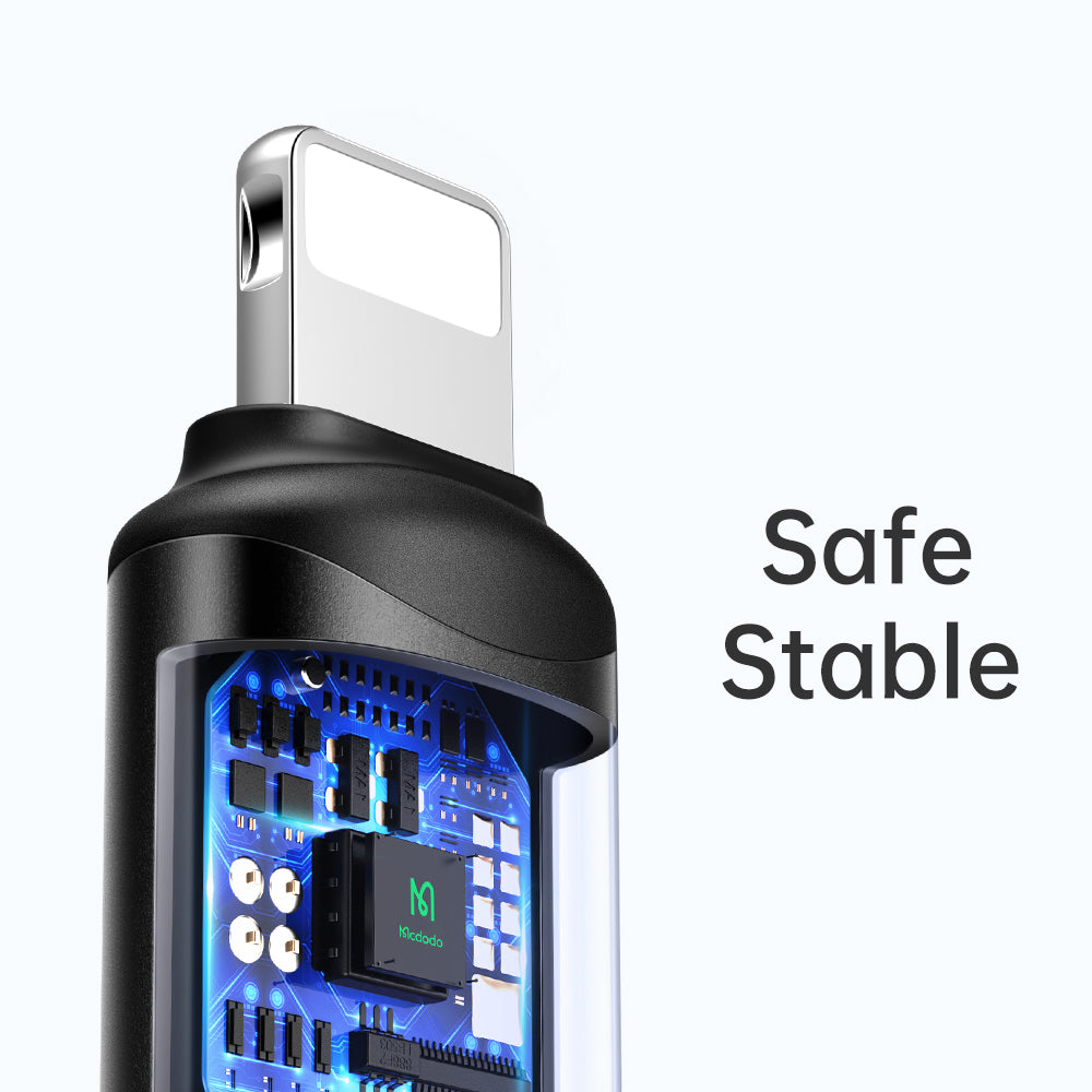 Adaptor Date si Incarcare USB-C - Lightning McDodo OT-7680, Negru