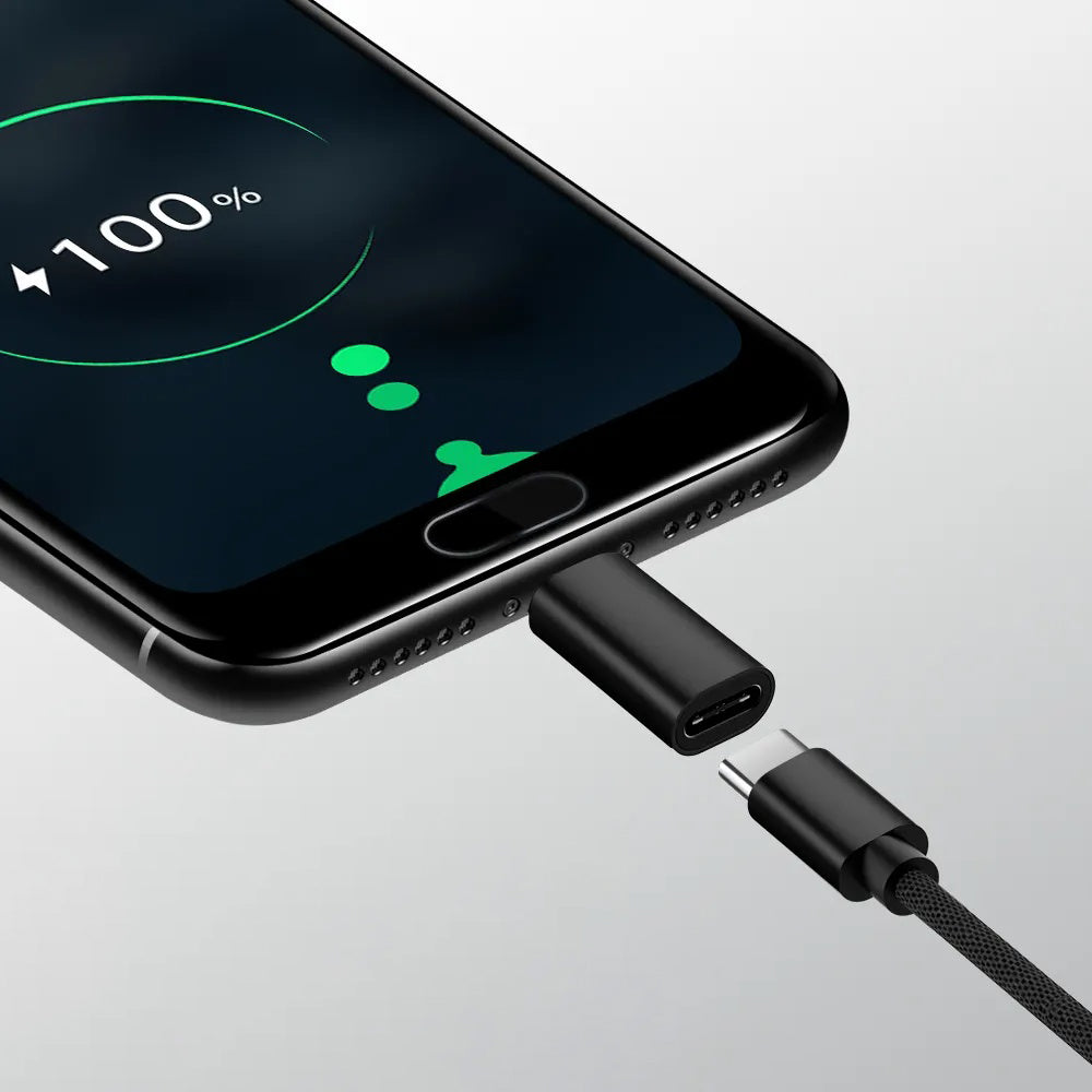 Adaptor Date si Incarcare USB-C - Lightning / microUSB / USB-A Techsuit A19 TriFlashX 3in1, Negru