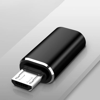 Adaptor Date si Incarcare USB-C - Lightning / microUSB / USB-A Techsuit A19 TriFlashX 3in1, Negru