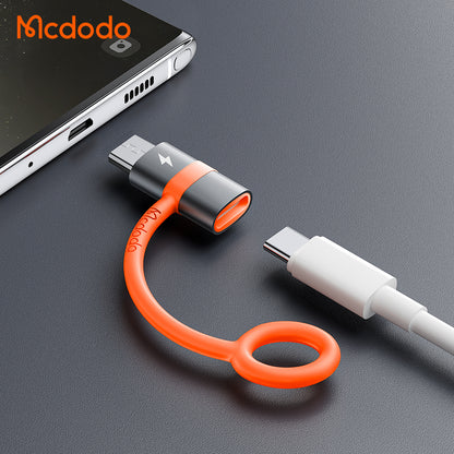 Adaptor Date si Incarcare USB-C - microUSB McDodo OT-3820, Gri