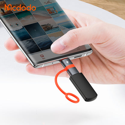Adaptor Date si Incarcare USB-C - microUSB McDodo OT-3820, Gri