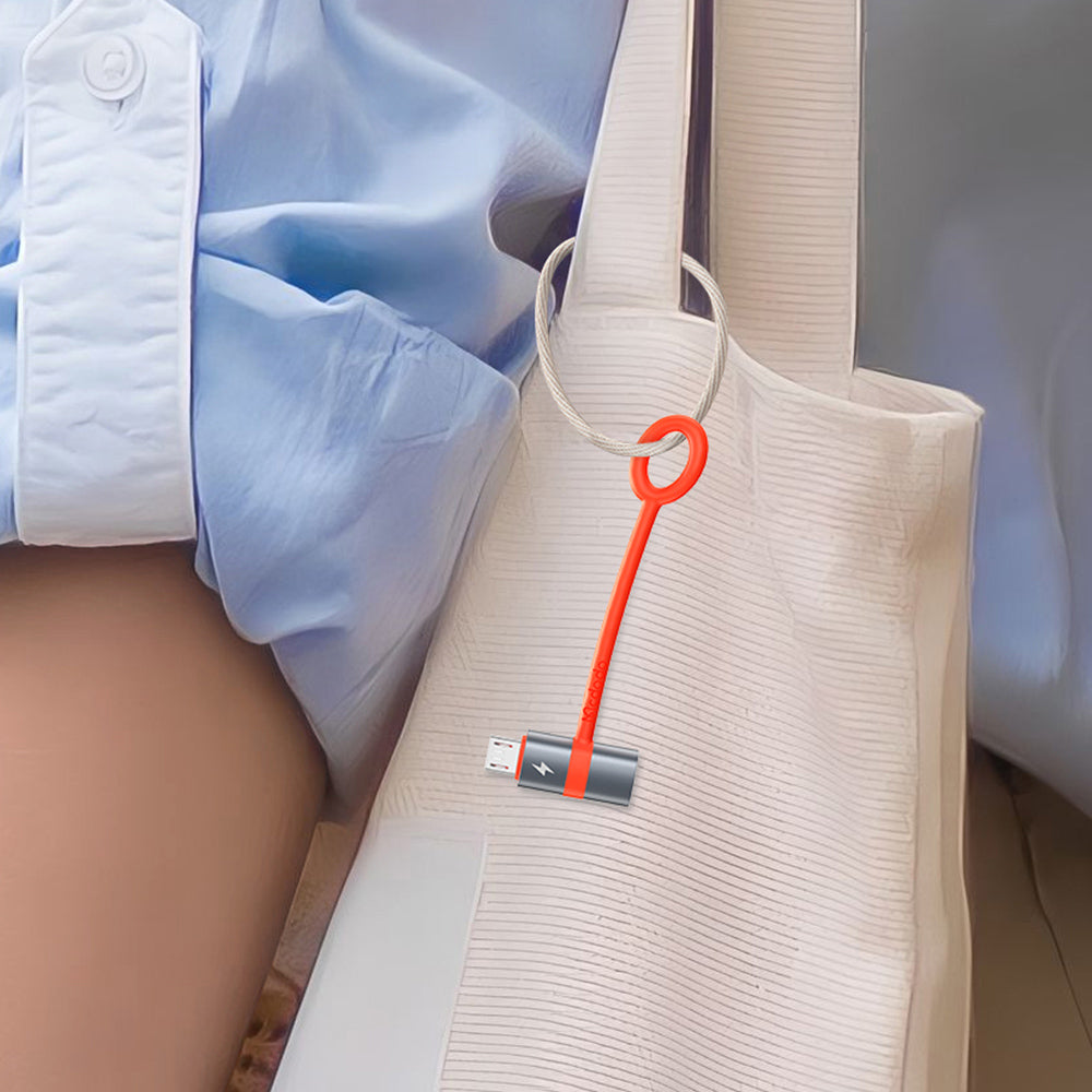 Adaptor Date si Incarcare USB-C - microUSB McDodo OT-3820, Gri