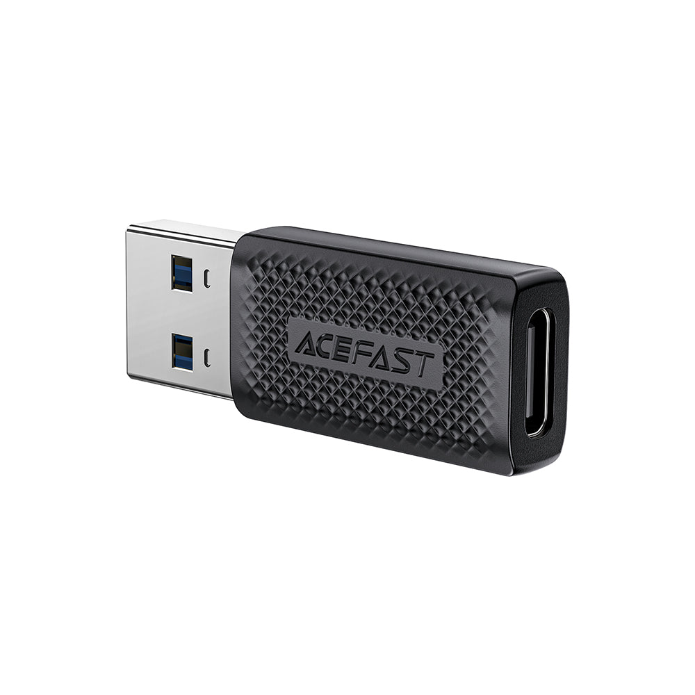 Adaptor Date si Incarcare USB-C - USB-A Acefast J2, Negru