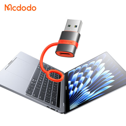 Adaptor Date si Incarcare USB-C - USB-A McDodo OT-3800, Gri