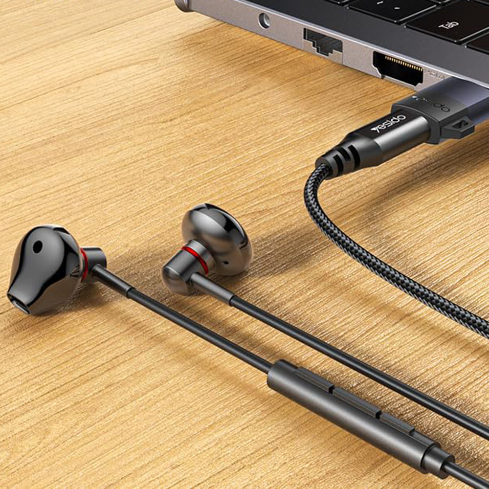 Adaptor Date si Incarcare USB-C - USB-A Yesido GS34, Gri