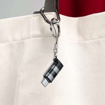 Adaptor Date si Incarcare USB-C - USB-C Acefast J9 Display, Gri