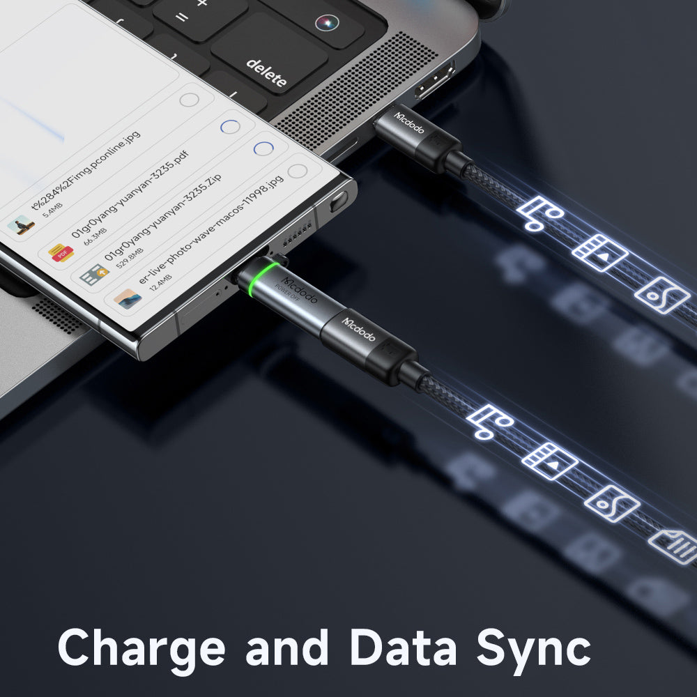 Adaptor Date si Incarcare USB-C - USB-C McDodo OT-2450 Power Off, Negru