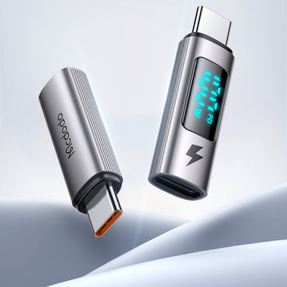 Adaptor Date si Incarcare USB-C - USB-C McDodo OT-6090 Wales Display, Negru