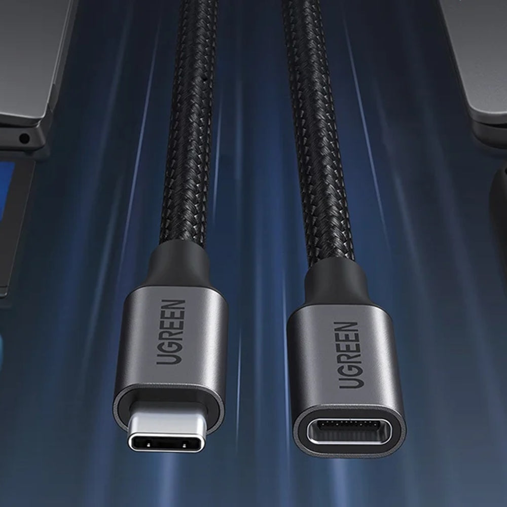 Prelungitor USB-C UGREEN US372 (45191), 1m, Negru