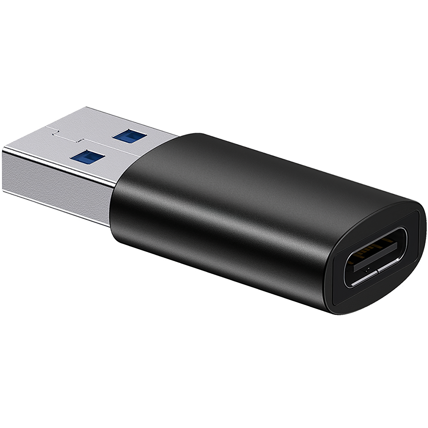 Adaptor Date si Incarcare USB-C - USB-A Baseus Ingenuity, Negru ZJJQ000101