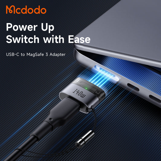 Adaptor Incarcare USB-C - MagSafe 3 McDodo OT-8850, Negru