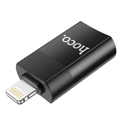 Adaptor OTG Lightning - USB-A HOCO UA17, Negru
