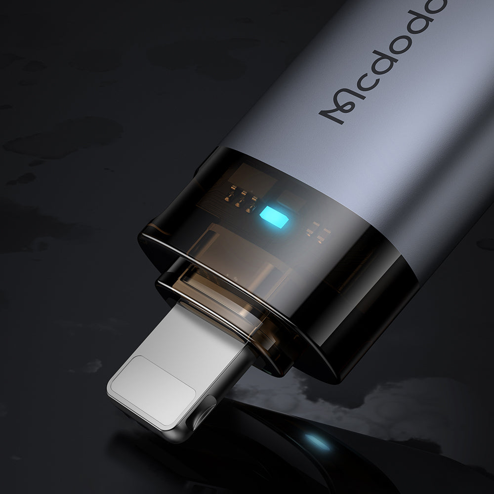 Adaptor OTG Lightning - USB-A McDodo OT-7390, Negru