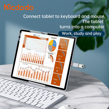 Adaptor OTG Lightning - USB-A McDodo OT-8600, Gri