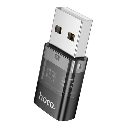 Adaptor Date si Incarcare USB-C - USB-A HOCO UA36C, Negru