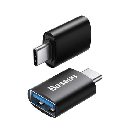 Adaptor OTG USB-A - USB-C Baseus Ingenuity, Negru