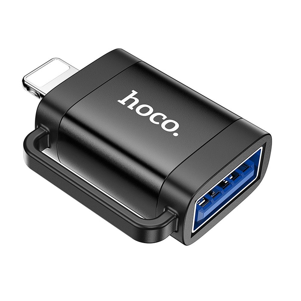 Adaptor OTG Lightning - USB-A HOCO UA31A, Negru