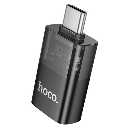 Adaptor OTG USB-C - USB-A HOCO UA36B, Negru
