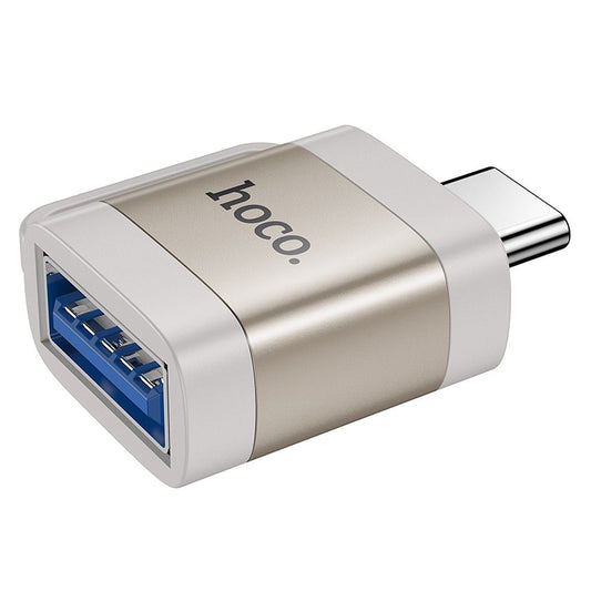 Adaptor OTG USB-C - USB-A HOCO UA31C, Gri