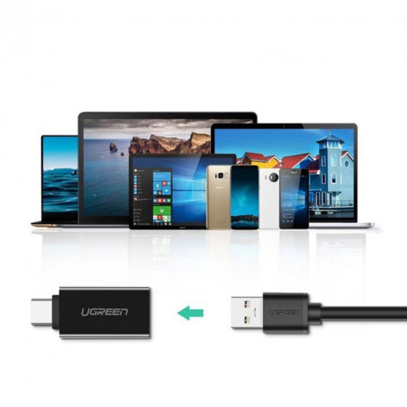 Adaptor OTG USB-C - USB-A UGREEN US173, Negru