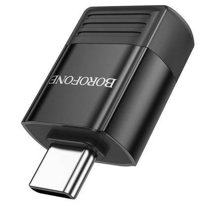 Adaptor OTG USB-C - USB-A Borofone BV18, Negru
