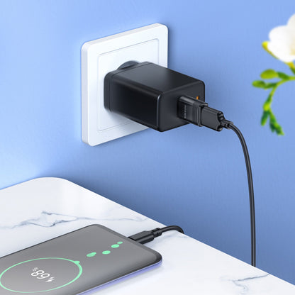 Adaptor OTG USB-C - USB-A Borofone BV18, Negru