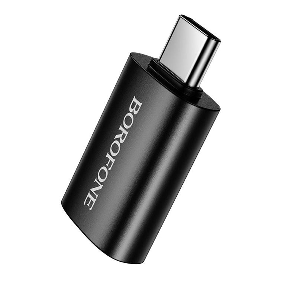 Adaptor OTG USB-C - USB-A Borofone BV26C, Negru