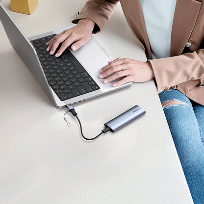 Adaptor Date si Incarcare USB-C - USB-A McDodo OT-7580, Negru