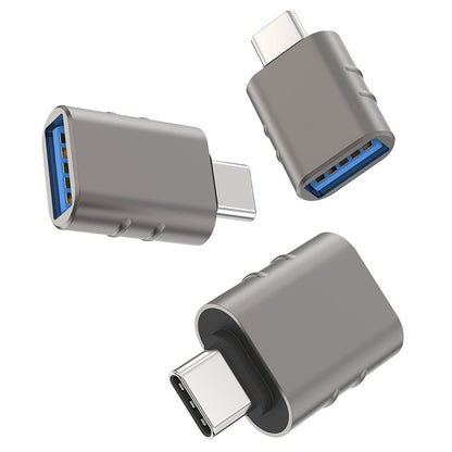 Adaptor OTG USB-C - USB-A Techsuit A10 SlateVolt, Gri