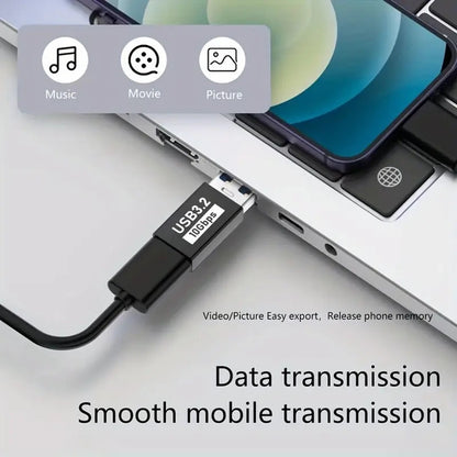 Adaptor OTG USB-C - USB-A Techsuit A14 AluCoreX, Negru