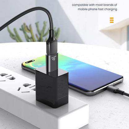 Adaptor OTG USB-C - USB-A Techsuit A2 HyperPort, Negru Portocaliu