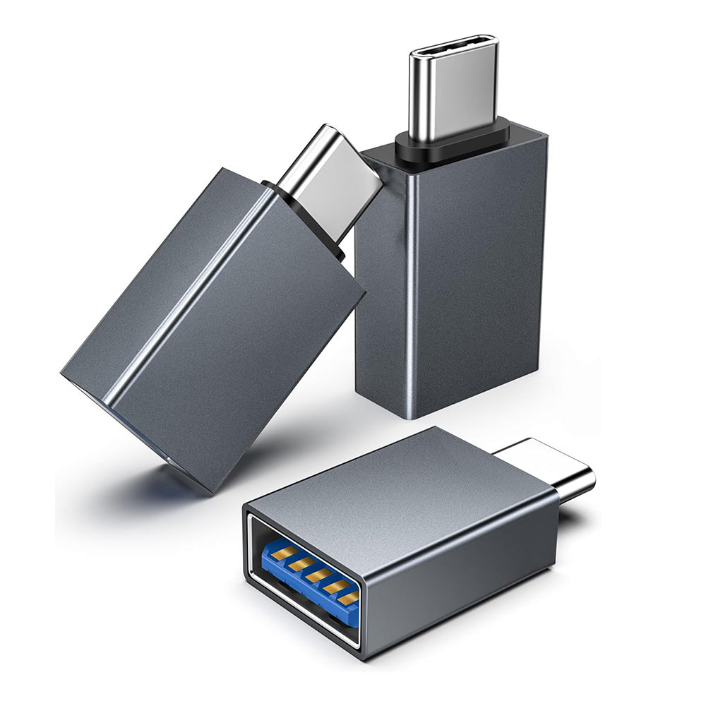 Adaptor OTG USB-C - USB-A Techsuit A8 SlateVolt, Gri